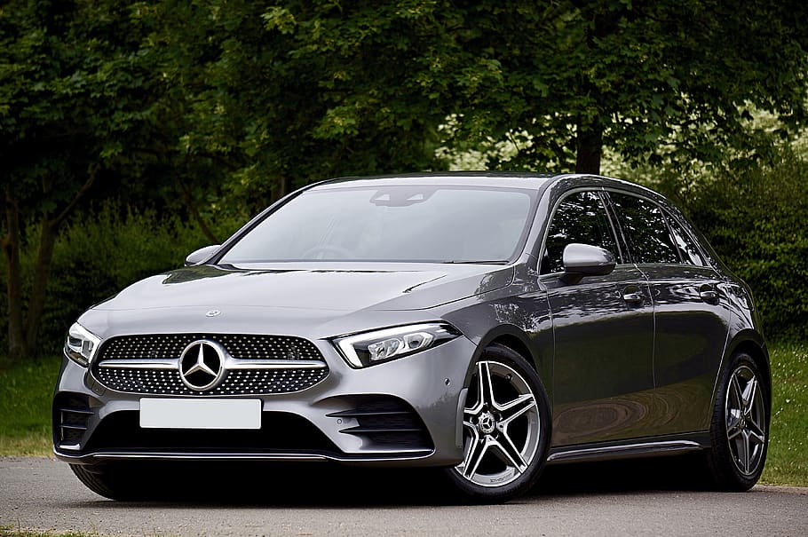 Latest model of the Mercedes-Benz A class