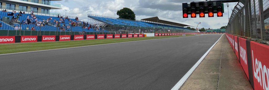 F1 silverstone track empty